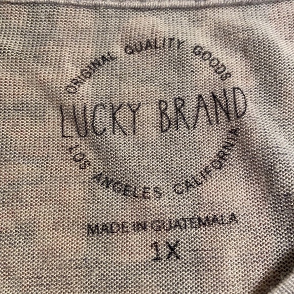 Lucky Brand crew neck short sleeve Tee Shirt - Picture 5 of 7